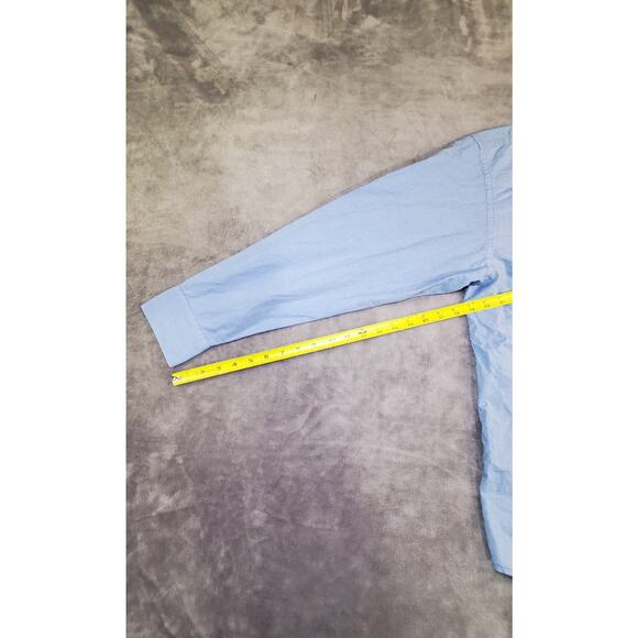 Tommy Bahama Men's Blue Sz XL Long Sleeve Button Front Shirt 100% Cotton C26-10 - Picture 4 of 9